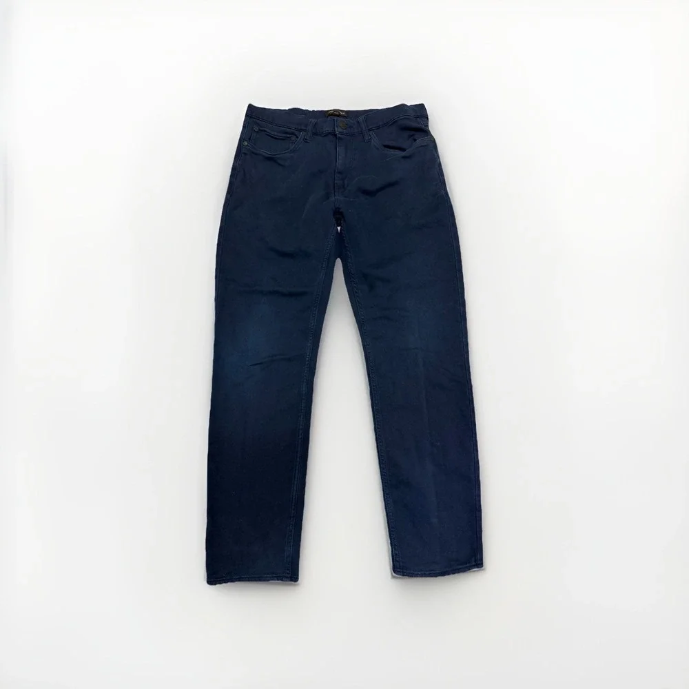 banana republic soft textured blue‎ pants slacks, men's 34x30, zip fly